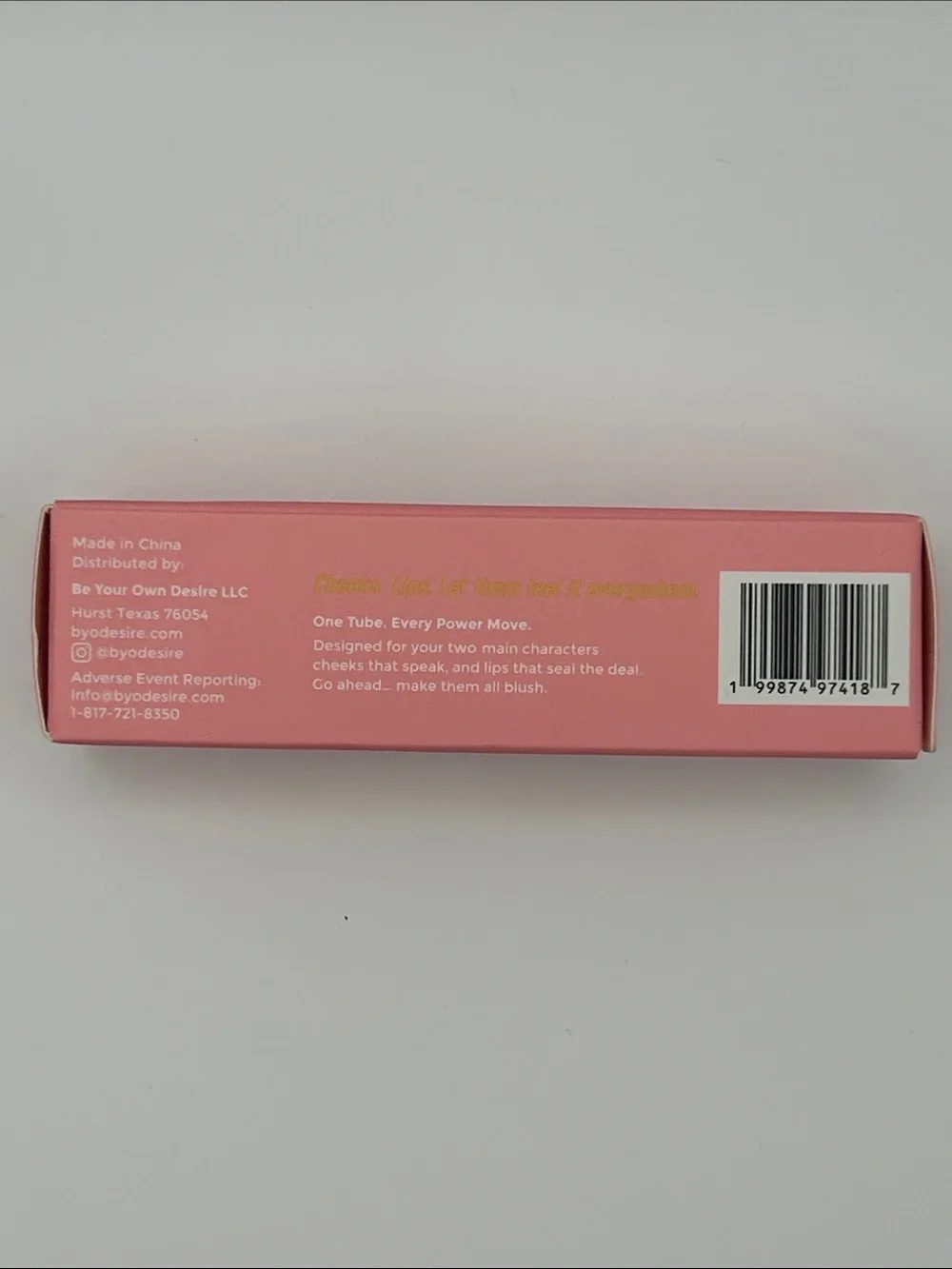 NEW byod Concoction Liquid Blush, Passionate Coral